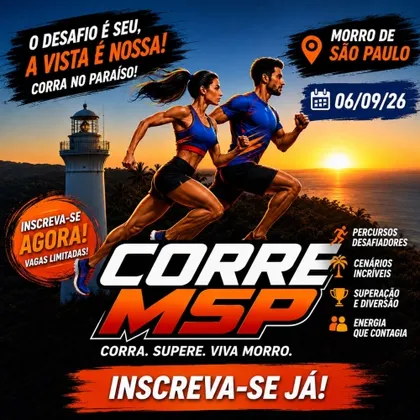 Imagem de divulgação da corrida Corre Msp 01 Morro De SÃo Paulo