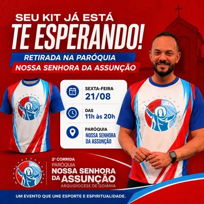 Imagem de divulgação da corrida 2ª Corrida Paróquia Nossa Senhora Da Assunção