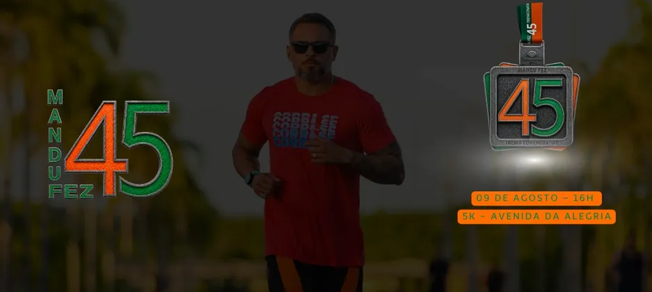 Imagem de divulgação da corrida Mandu Fez 4.5