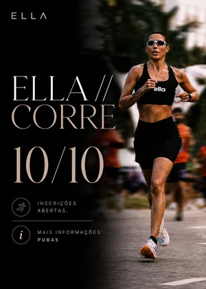 Imagem de divulgação da corrida Ella Corre