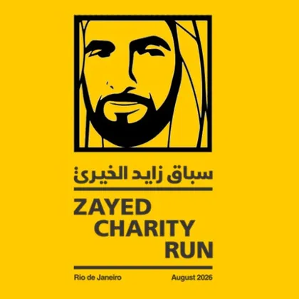 Imagem de divulgação da corrida Zayed Charity Run