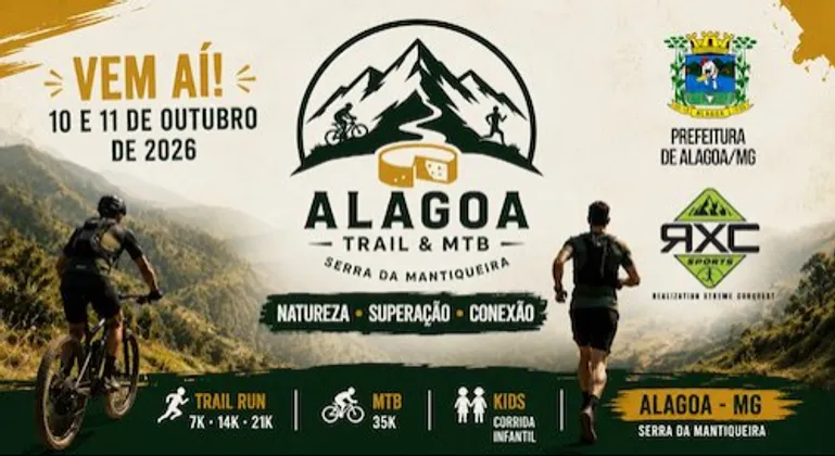 Imagem de divulgação da corrida Alagoa Mtb  Trail Run  Serra Da Mantiqueira 2...