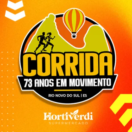Imagem de divulgação da corrida 1ª Corrida Do Hortiverdi - Especial 73 Anos