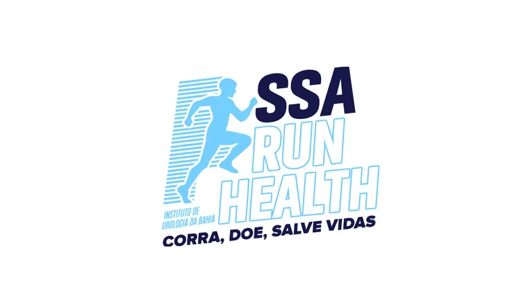 Imagem de divulgação da corrida SSA RUN HEALTH - Corra, doe e salve vidas