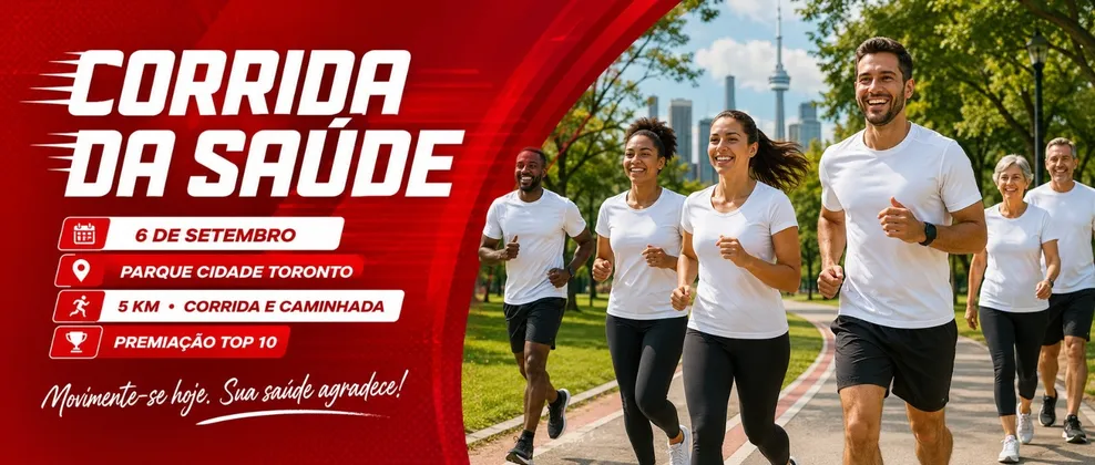 Imagem de divulgação da corrida 10ª Corrida Da Saude