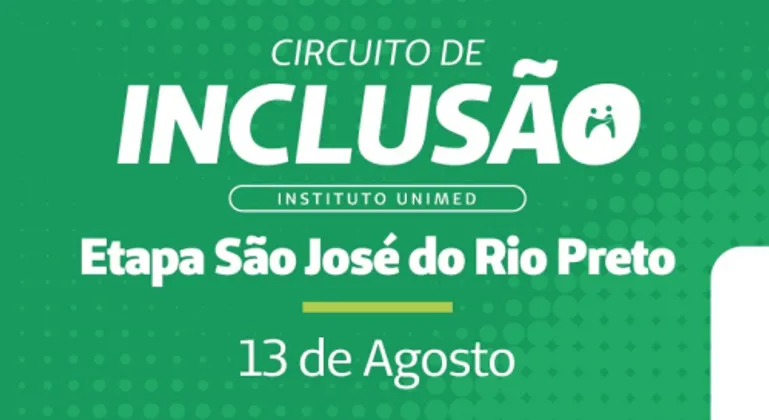 Imagem de divulgação da corrida Circuito Unimed - Etapa Rio Preto - Cartao
