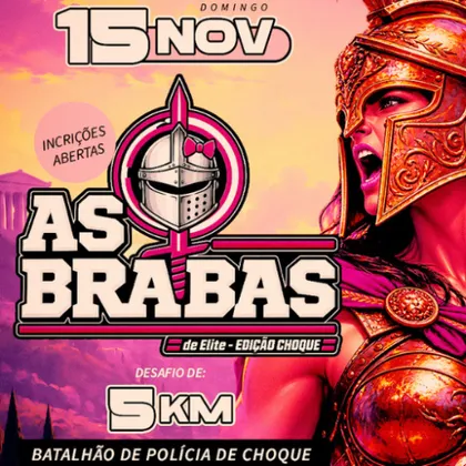 Imagem de divulgação da corrida As Brabas Run De Elite No Choque
