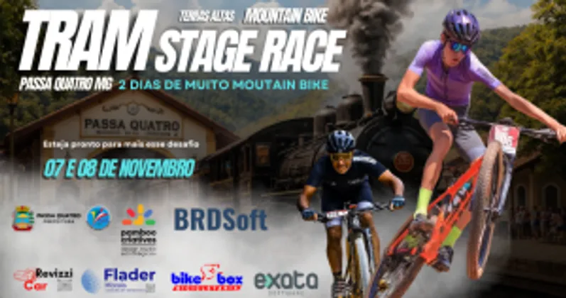 Imagem de divulgação da corrida Tram Stage Race Mtb