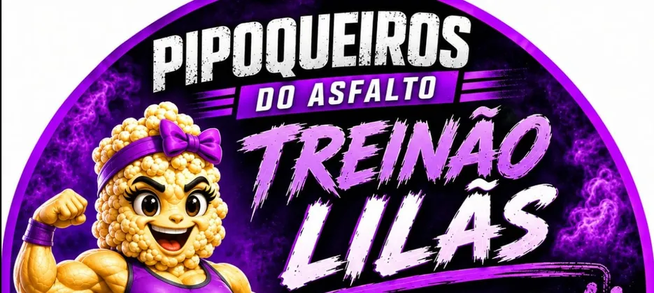 Imagem de divulgação da corrida Treinão Lilás