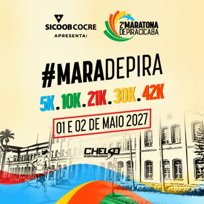 Imagem de divulgação da corrida 2ª Maratona De Piracicaba