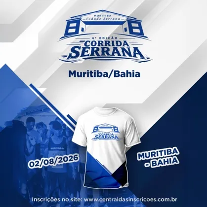 Imagem de divulgação da corrida Corrida Serrana - 4ª EdiÇÃo Muritiba