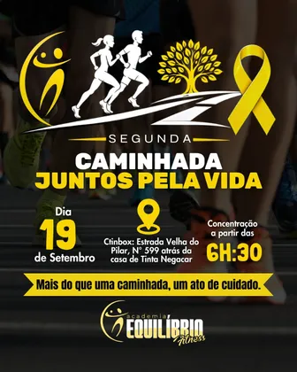 Imagem de divulgação da corrida 2 Corrida e Caminhada da Equilibrio Fitness