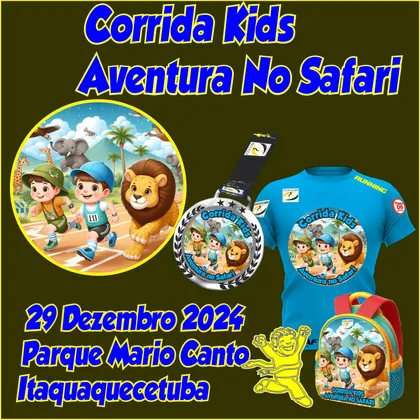Imagem de divulgação da corrida Corrida Kids Aventura No Safari