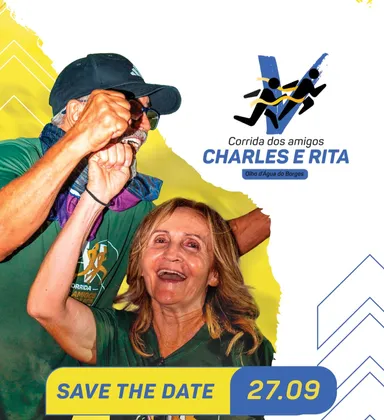 Imagem de divulgação da corrida 5ª Corrida Dos Amigos Charles X Rita