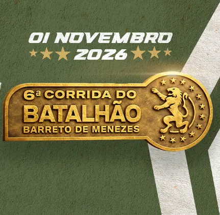 Imagem de divulgação da corrida 6ª Edição Da Corrida Batalhão Barreto De Menezes