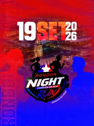 Imagem de divulgação da corrida Rondon Night Run