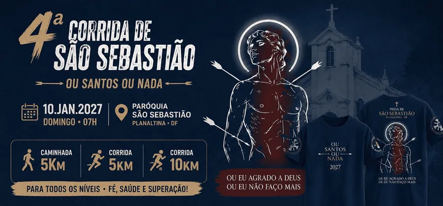 Imagem de divulgação da corrida 4ª Corrida De São Sebastião