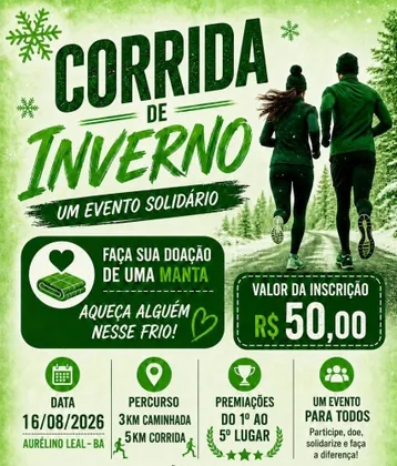 Imagem de divulgação da corrida Corrida De Inverno