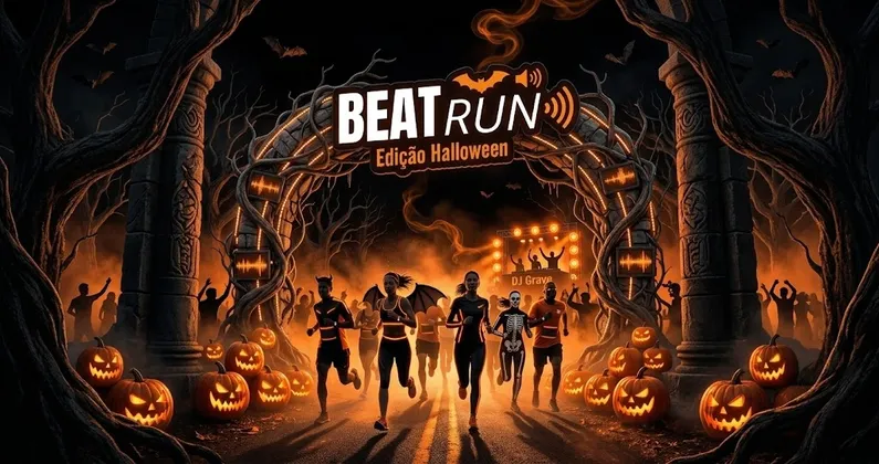 Imagem de divulgação da corrida BEATRUN Halloween Edition