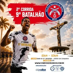 Imagem de divulgação da corrida 2a Corrida Do 9º Batalhão