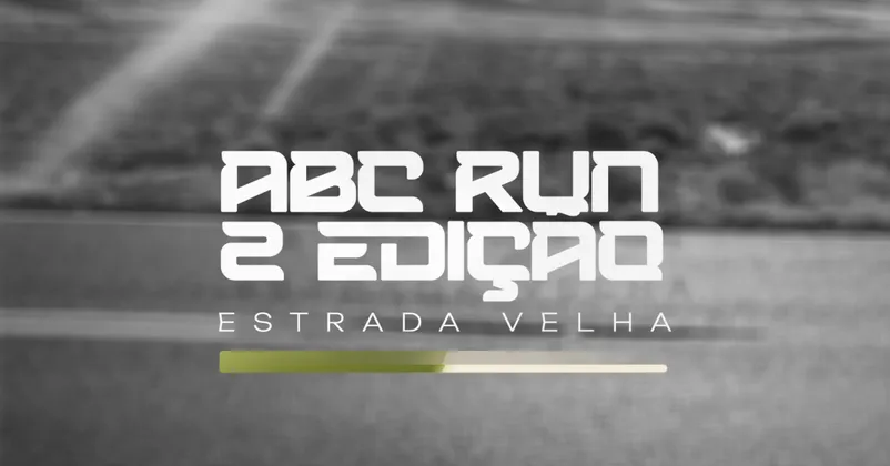 Imagem de divulgação da corrida Treinão ABC RUN  2ª Edição Estrada Velha