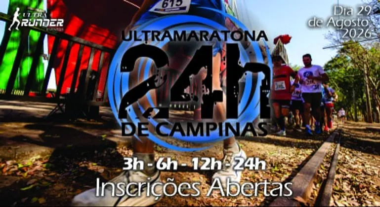 Imagem de divulgação da corrida Ultramaratona de Campinas 2026