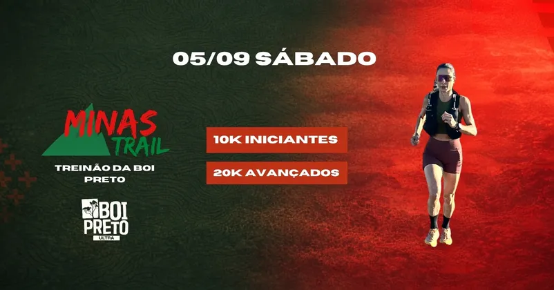 Imagem de divulgação da corrida Minas Trail - Treino Guiado Da Boi Preto
