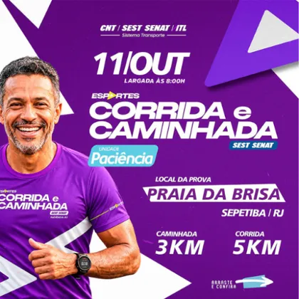 Imagem de divulgação da corrida Corrida Sest Senat - Unidade Paciência