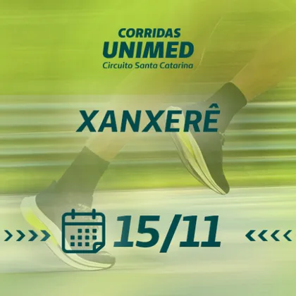 Imagem de divulgação da corrida Corridas Unimed Circuito Sc - 2026 - Etapa Xanxerê