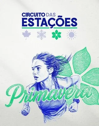 Imagem de divulgação da corrida Circuito das Estações 2026 - Primavera - Natal