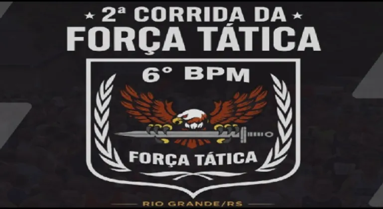 Imagem de divulgação da corrida Corrida da Forca Tatica - Rio Grande