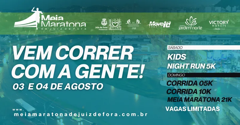Imagem de divulgação da corrida Meia Maratona De Juiz De Fora 2024