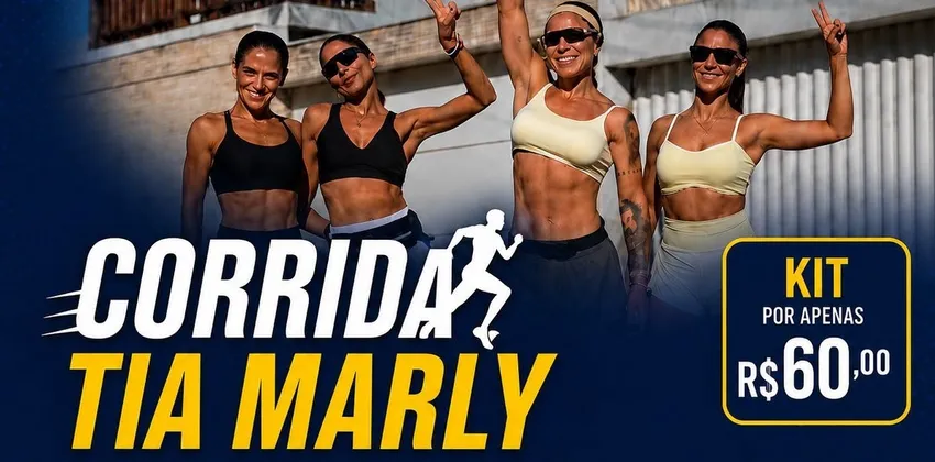 Imagem de divulgação da corrida 1ª Corrida Tia Marly