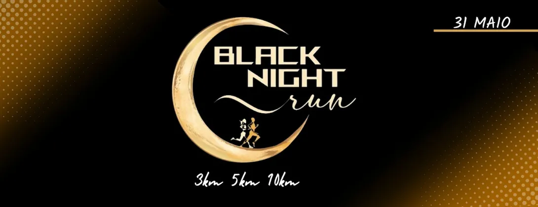 Imagem de divulgação da corrida Black Night Run