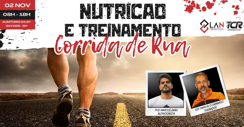 Imagem de divulgação da corrida Nutrição e Treinamento - Corrida de Rua