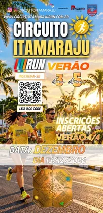 Imagem de divulgação da corrida Circuito Itamaraju Run - Etapa Verão