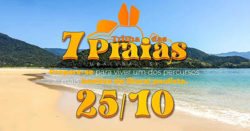 Imagem de divulgação da corrida Atibaia Run Fest - Trail Mode #04 | 7 Praias - Ubatuba