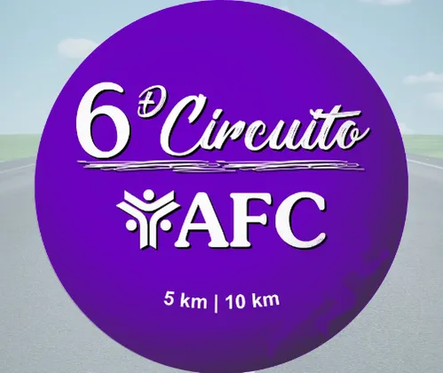 Imagem de divulgação da corrida 6º Circuito Afc
