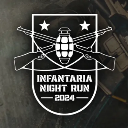 Imagem de divulgação da corrida Infantaria Night Run 2024