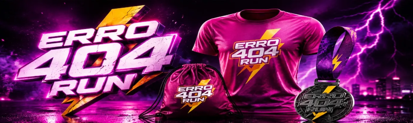Imagem de divulgação da corrida Erro404 Run
