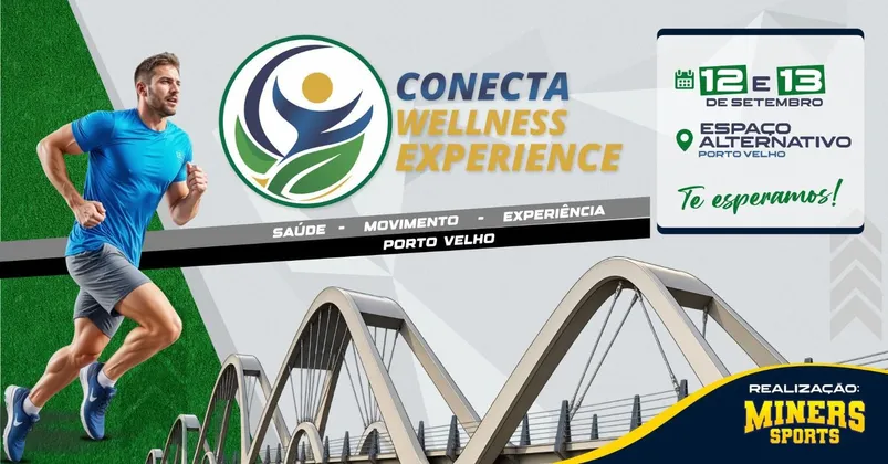 Imagem de divulgação da corrida Corrida Conecta Wellness Experience