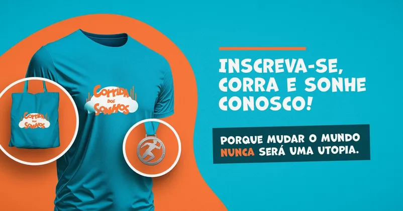 Imagem de divulgação da corrida Corrida Dos Sonhos 2026