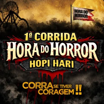 Imagem de divulgação da corrida 1ª Corrida Hora Do Horror Hopi Hari