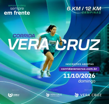Imagem de divulgação da corrida Corrida Vera Cruz  2026