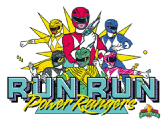 Imagem de divulgação da corrida Run Run Power Rangers | São Paulo