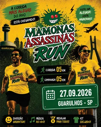 Imagem de divulgação da corrida Mamonas Assassinas Run Etapa Guarulhos