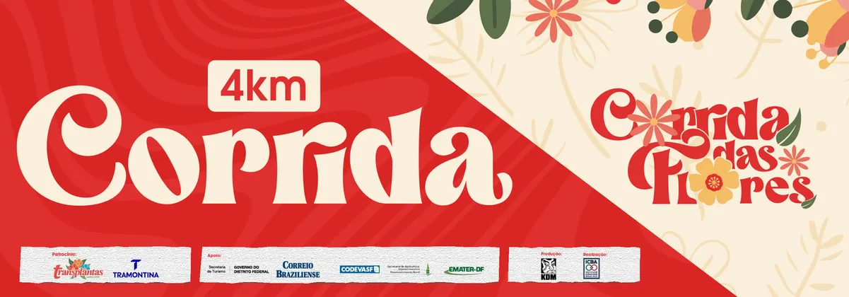 Imagem de divulgação da corrida Corrida Das Flores