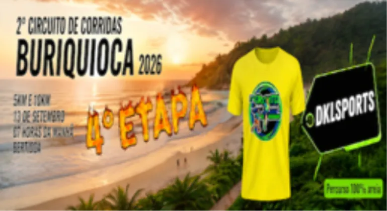 Imagem de divulgação da corrida 2 Circuito Buriquioca de Corridas 2026 - 4 Et...