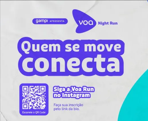 Imagem de divulgação da corrida Voa Night | Etapa Campo Bom