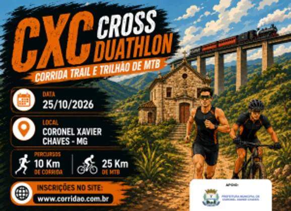 Imagem de divulgação da corrida Cxc Cross Duathlon Corrida E Trilhão De Mtb